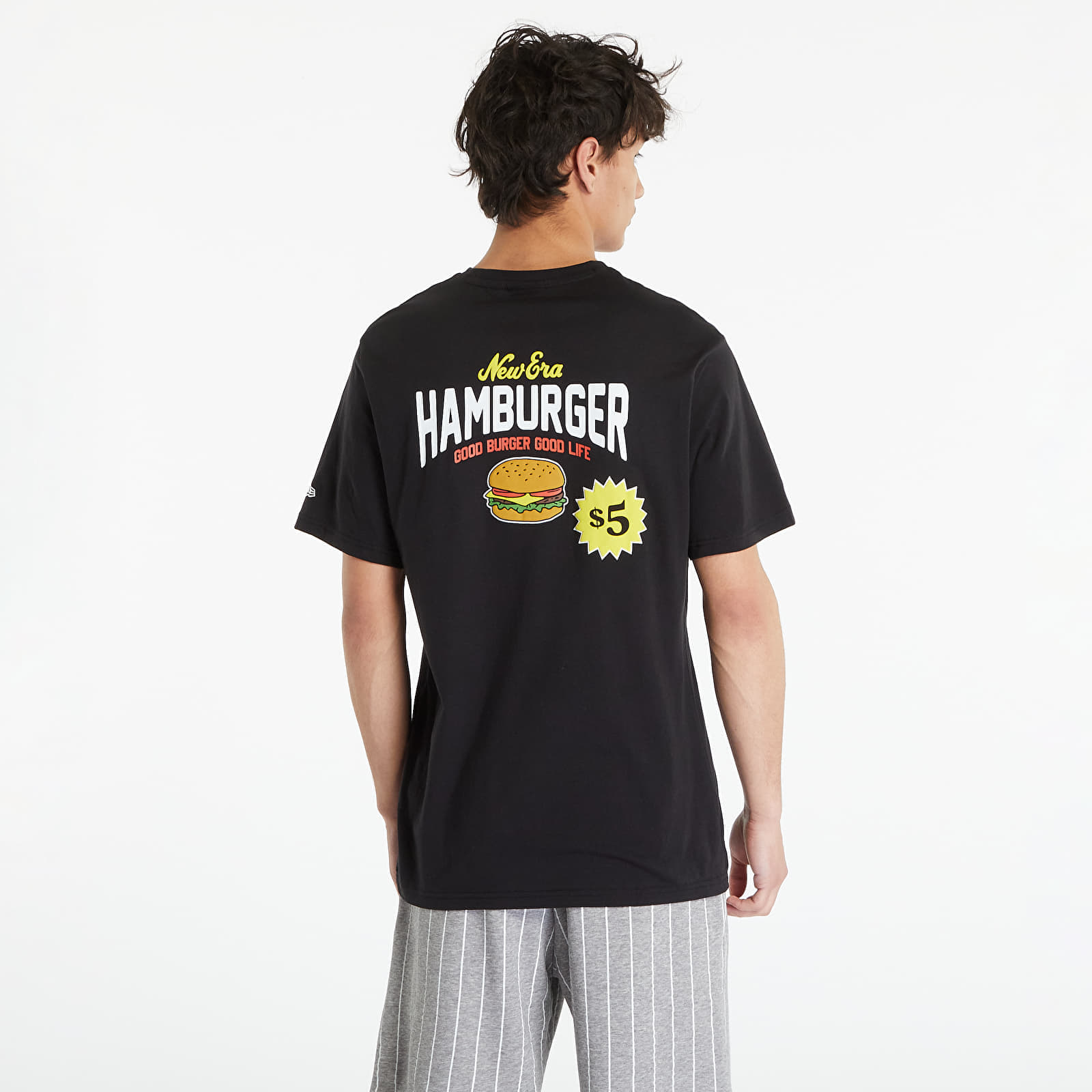 T-shirts New Era Hamburger Graphic T-Shirt Black/ Stone