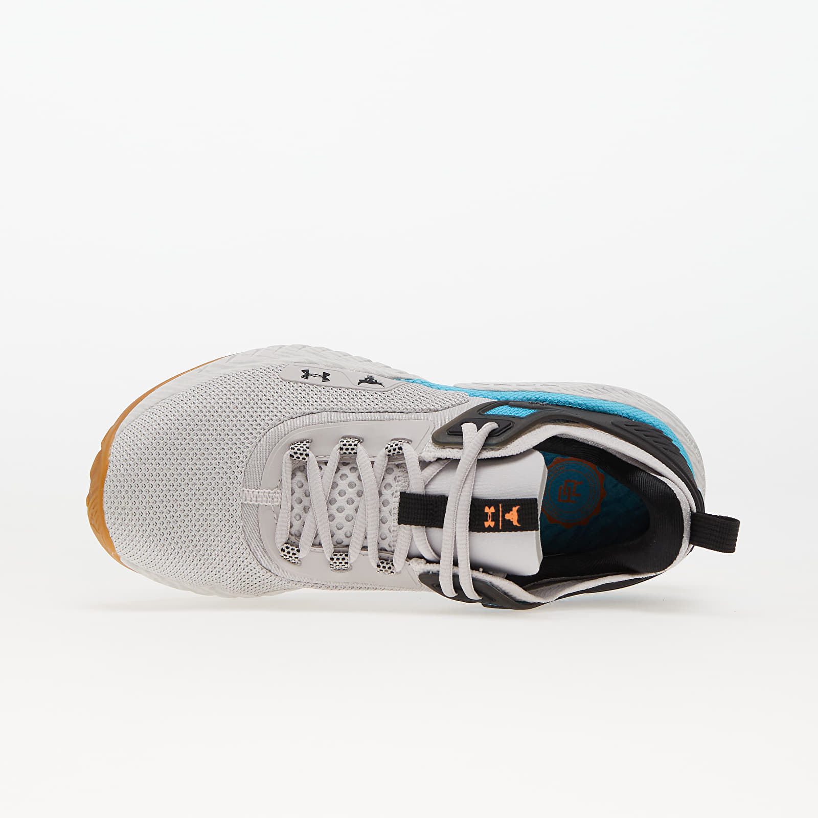 Vīriešu čības un apavi Under Armour Project Rock 5 Gray Matter/ Black/ Blue Surf