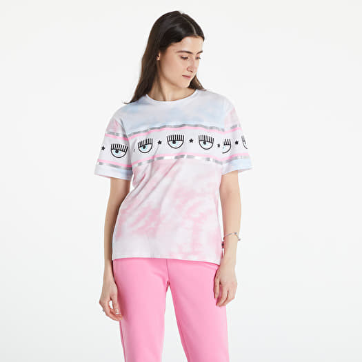 Magliette Chiara Ferragni Cotton Jersey Printed T Shirt White Queens