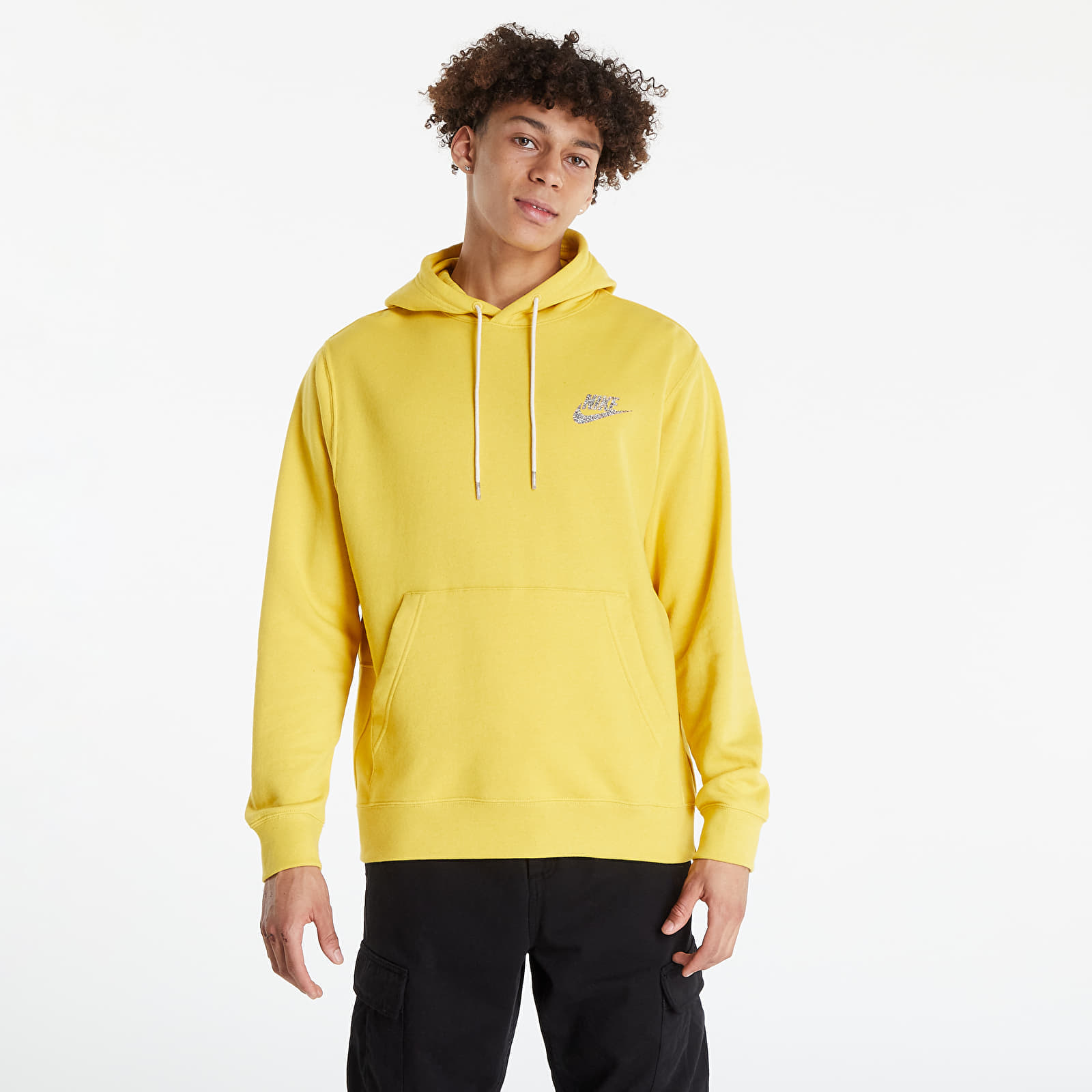 Sweatshirts Nike NSW Revival Fleece Pullover Hoodie C Vivid Sulfur/ White