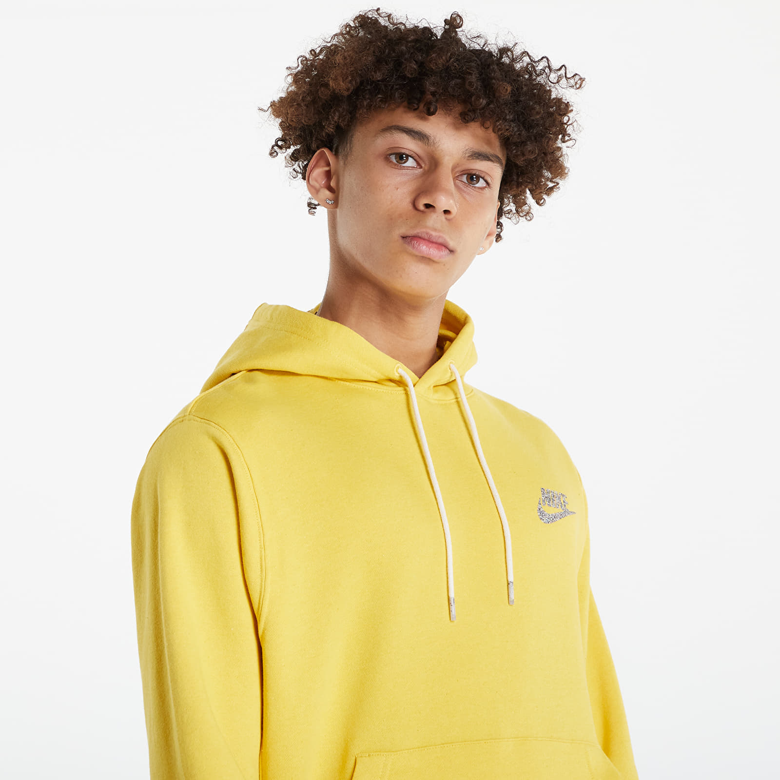 Sweatshirts Nike NSW Revival Fleece Pullover Hoodie C Vivid Sulfur/ White