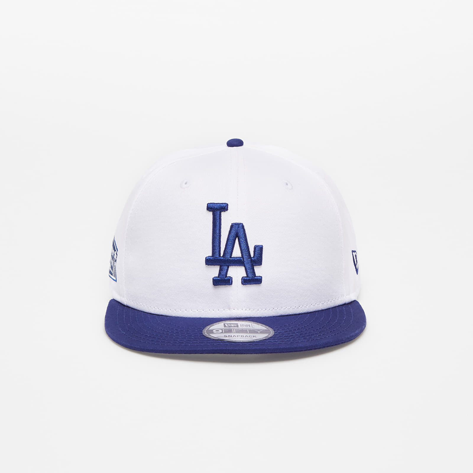 Caps New Era Los Angels Dodgers Crown Patches 9FIFTY Snapback Cap White/  Dark Blue