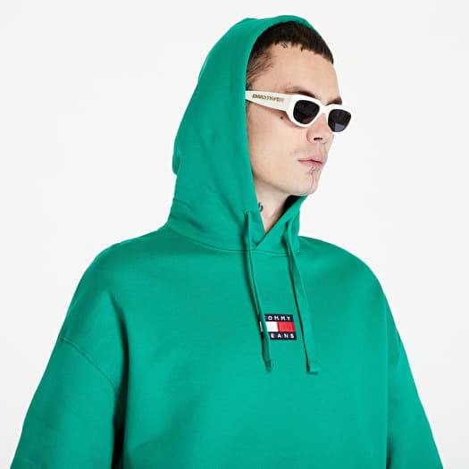 Sweatshirts and Sweaters Tommy Jeans Tommy Badge Hoodie Green Queens