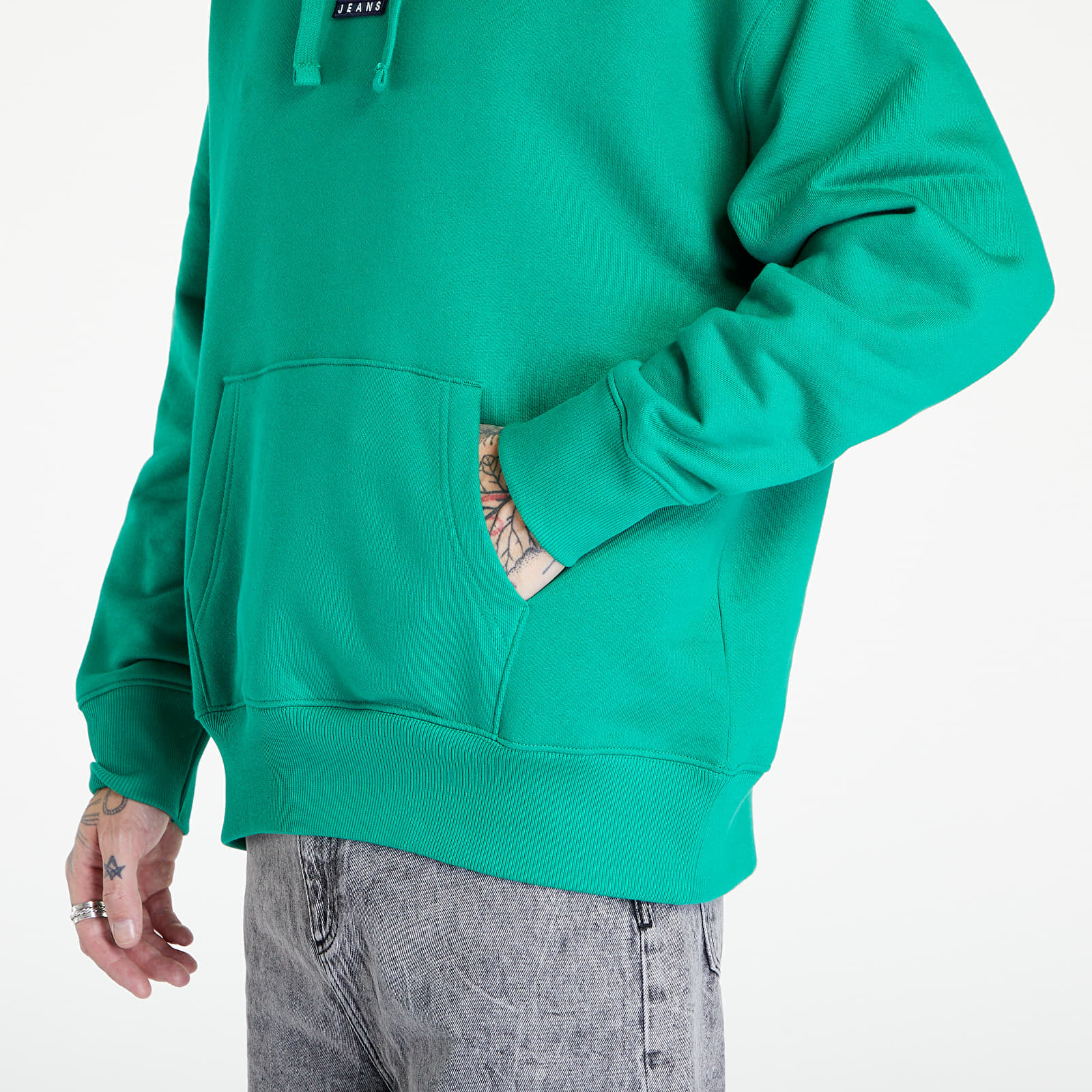 Sweatshirts und Pullover Tommy Jeans Tommy Badge Hoodie Green