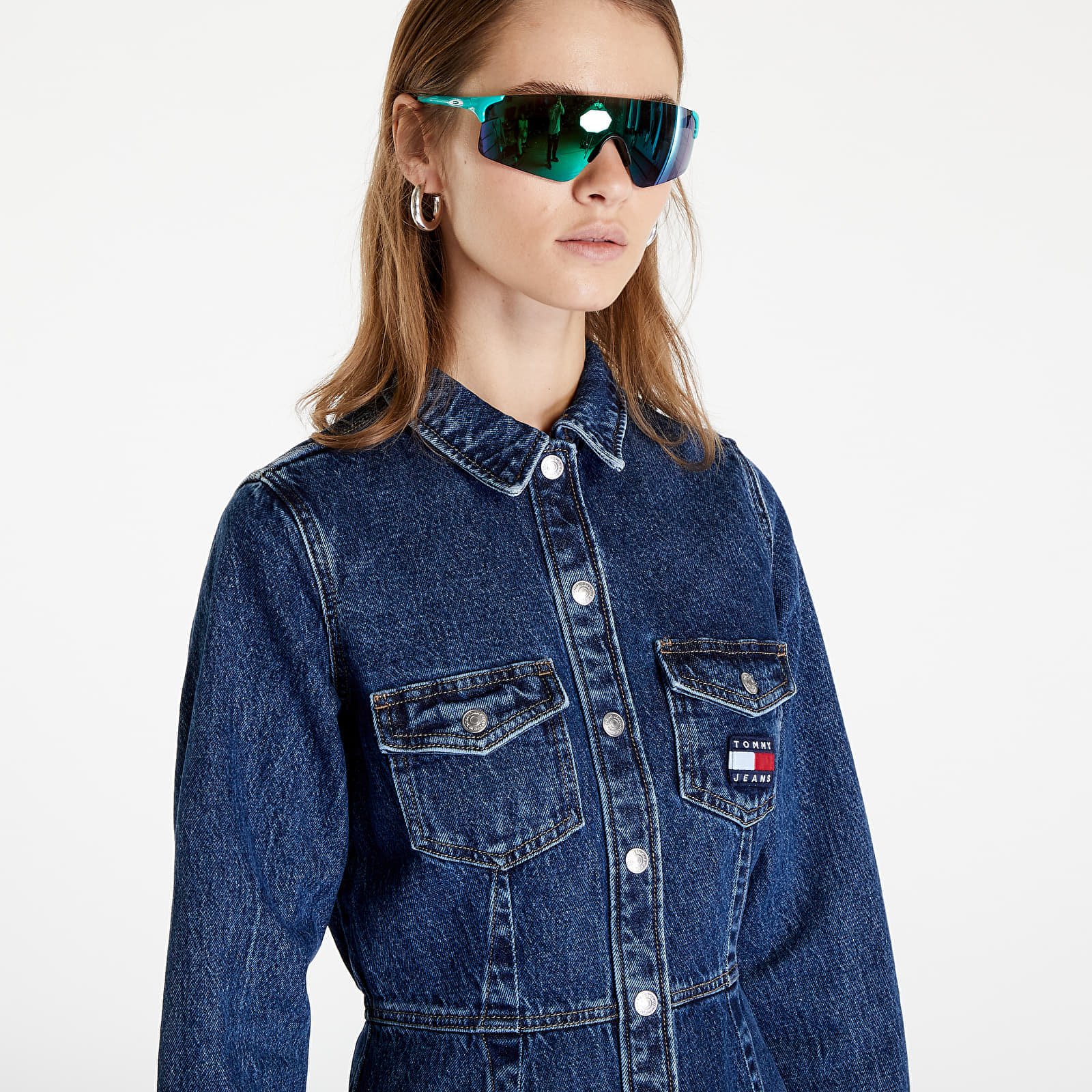 Платья TOMMY JEANS Slim Denim Dress Denim Medium