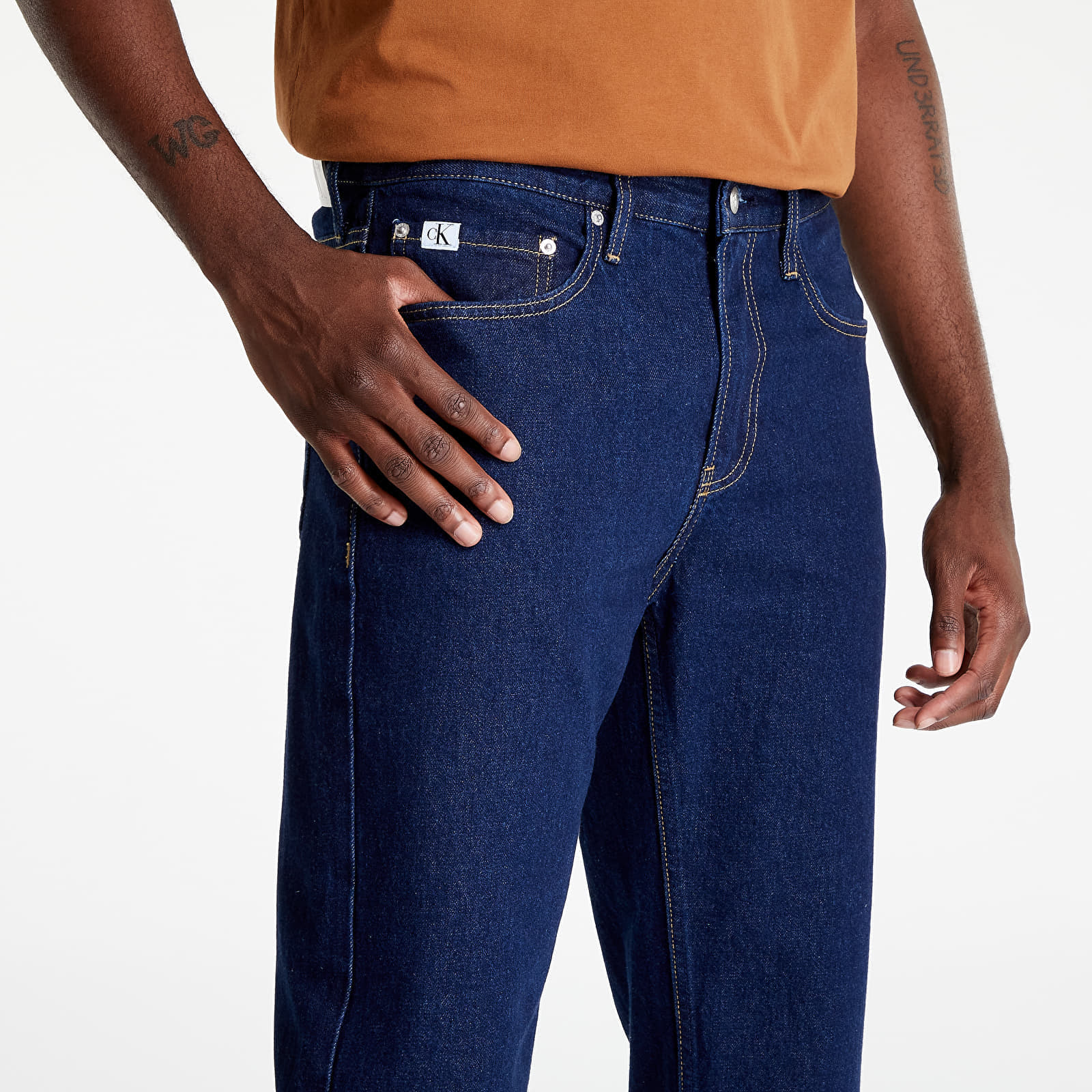 Jeans CALVIN KLEIN JEANS 90S Straight Jeans Denim Rinse