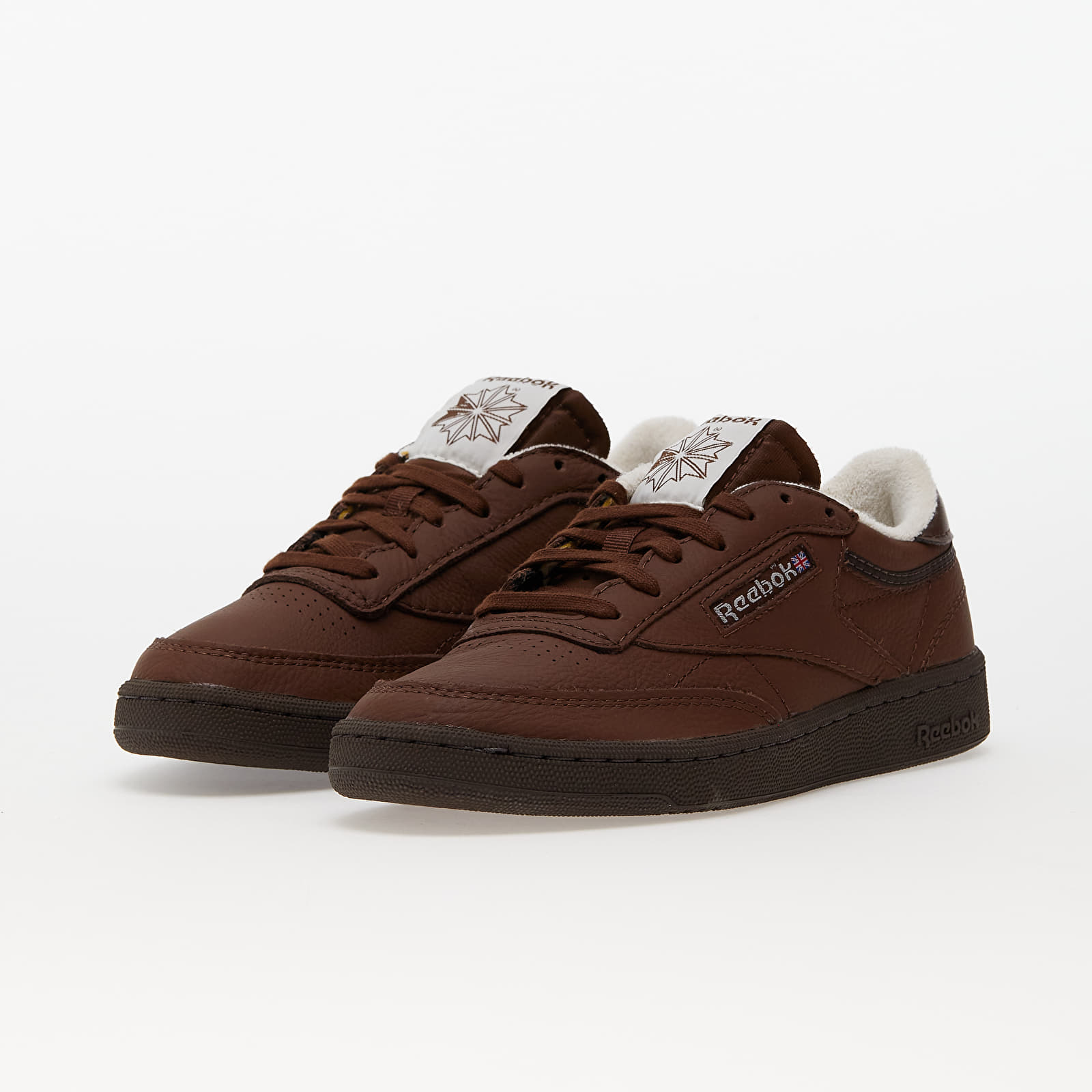 Reebok club c brown best sale