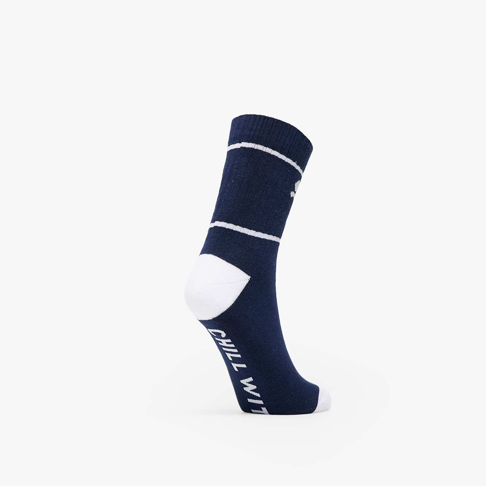Ponožky Puma 2 Pairs Short Crew Socks Middle Grey Melange/ Blue