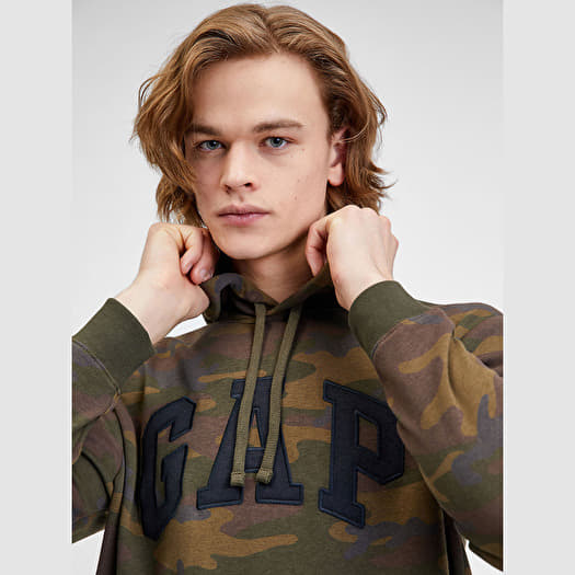 Camo top gap hoodie