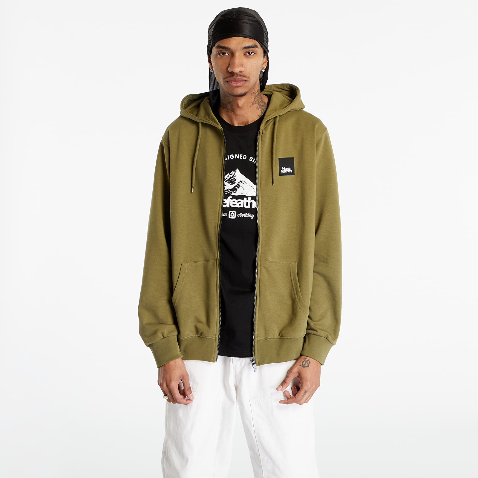 Mikiny Horsefeathers Dawson Sweatshirt Lizard