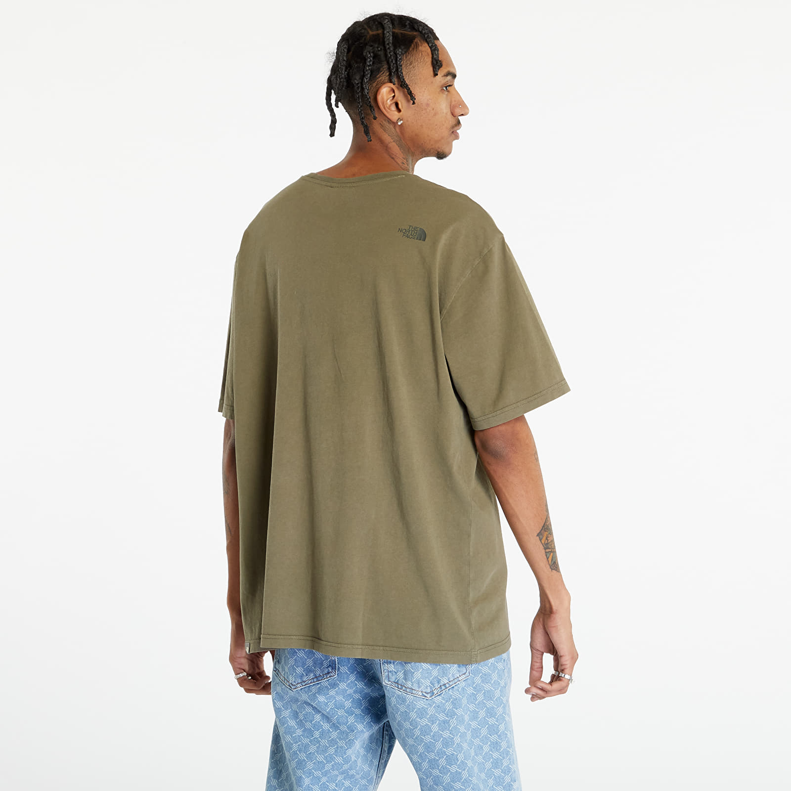 T-shirts The North Face Heritage Dye Pack Logowear Tee New Taupe Green