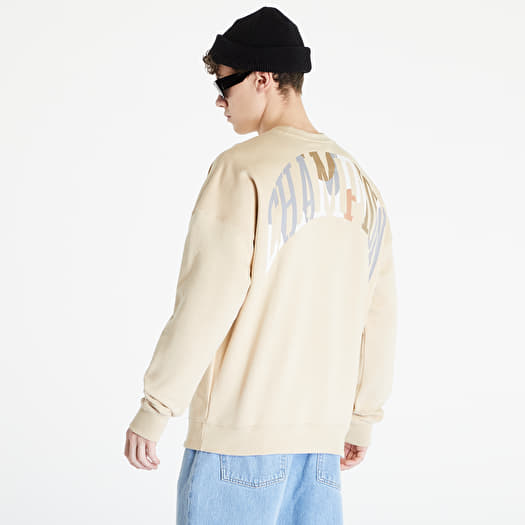 Cream champion crewneck top