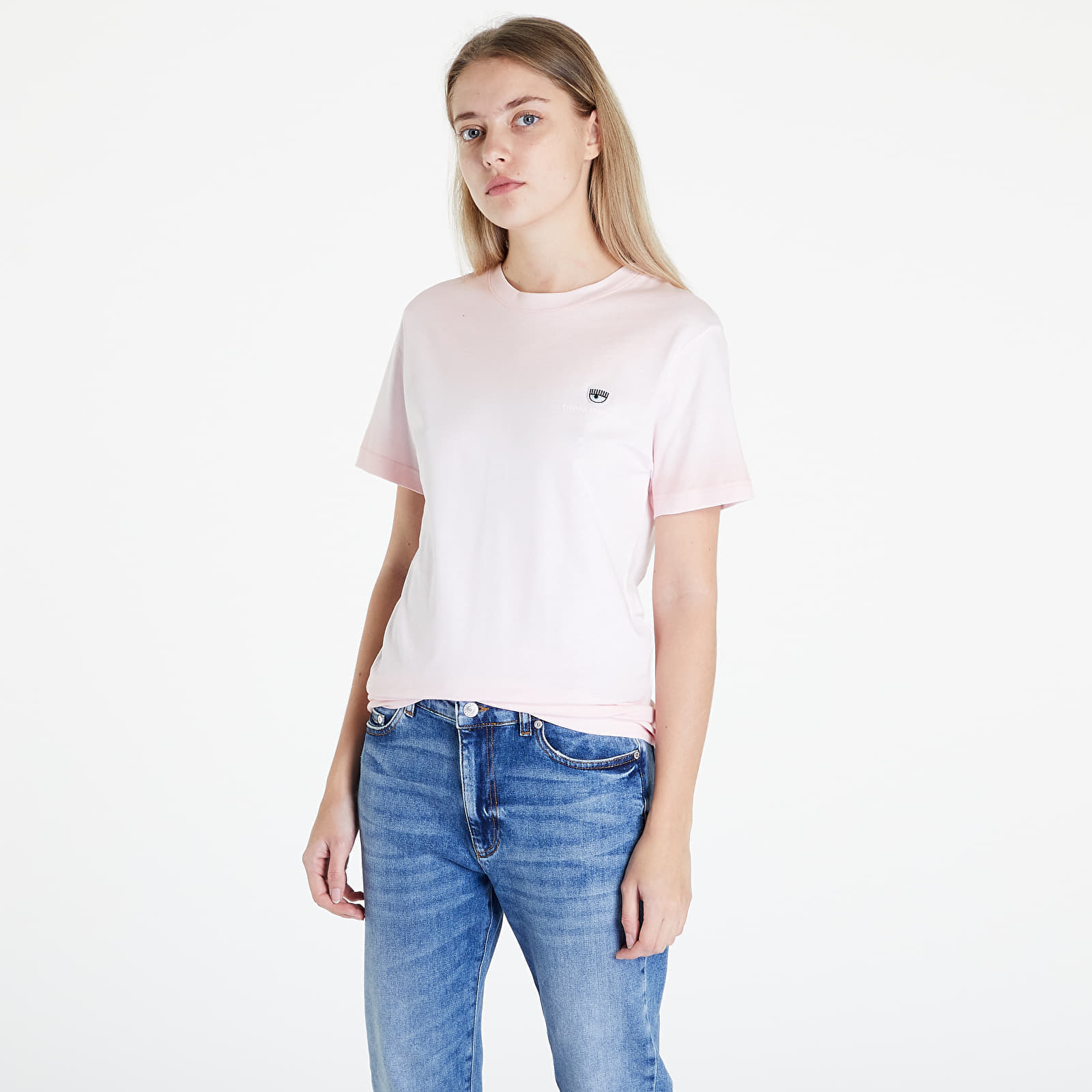T-Shirts Chiara Ferragni Logo Classic Fade T-Shirt Salmon