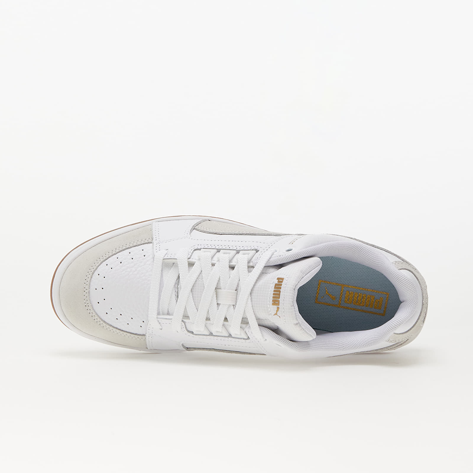 Puma white gum top