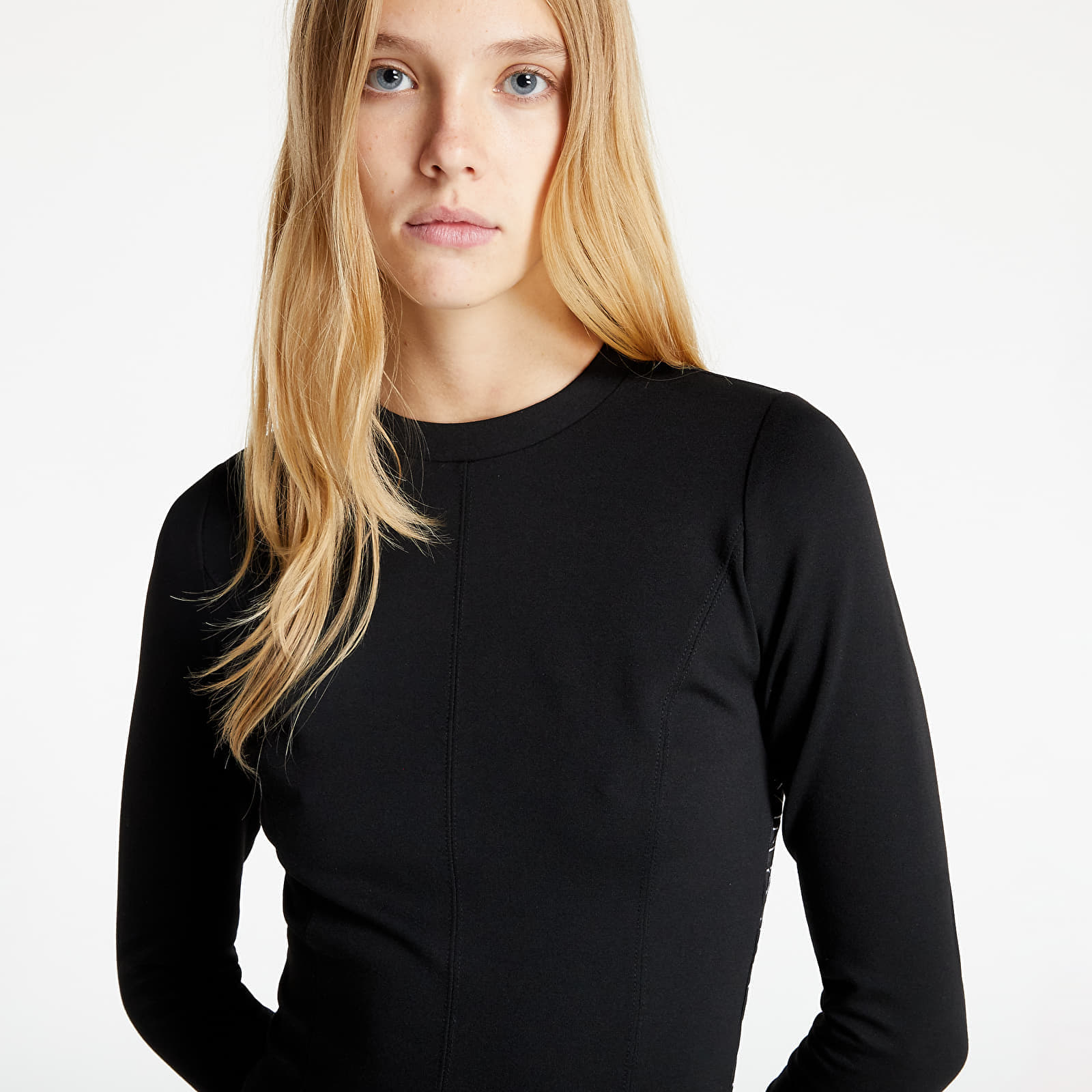 Dresses CALVIN KLEIN JEANS Milano Side Logo Tape Dress Ck Black