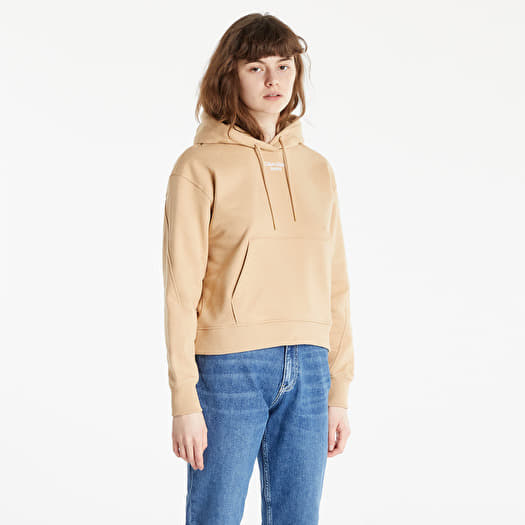 Calvin klein beige hoodie discount