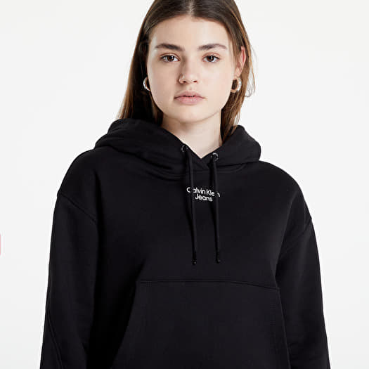 Calvin klein logo hoodie sales