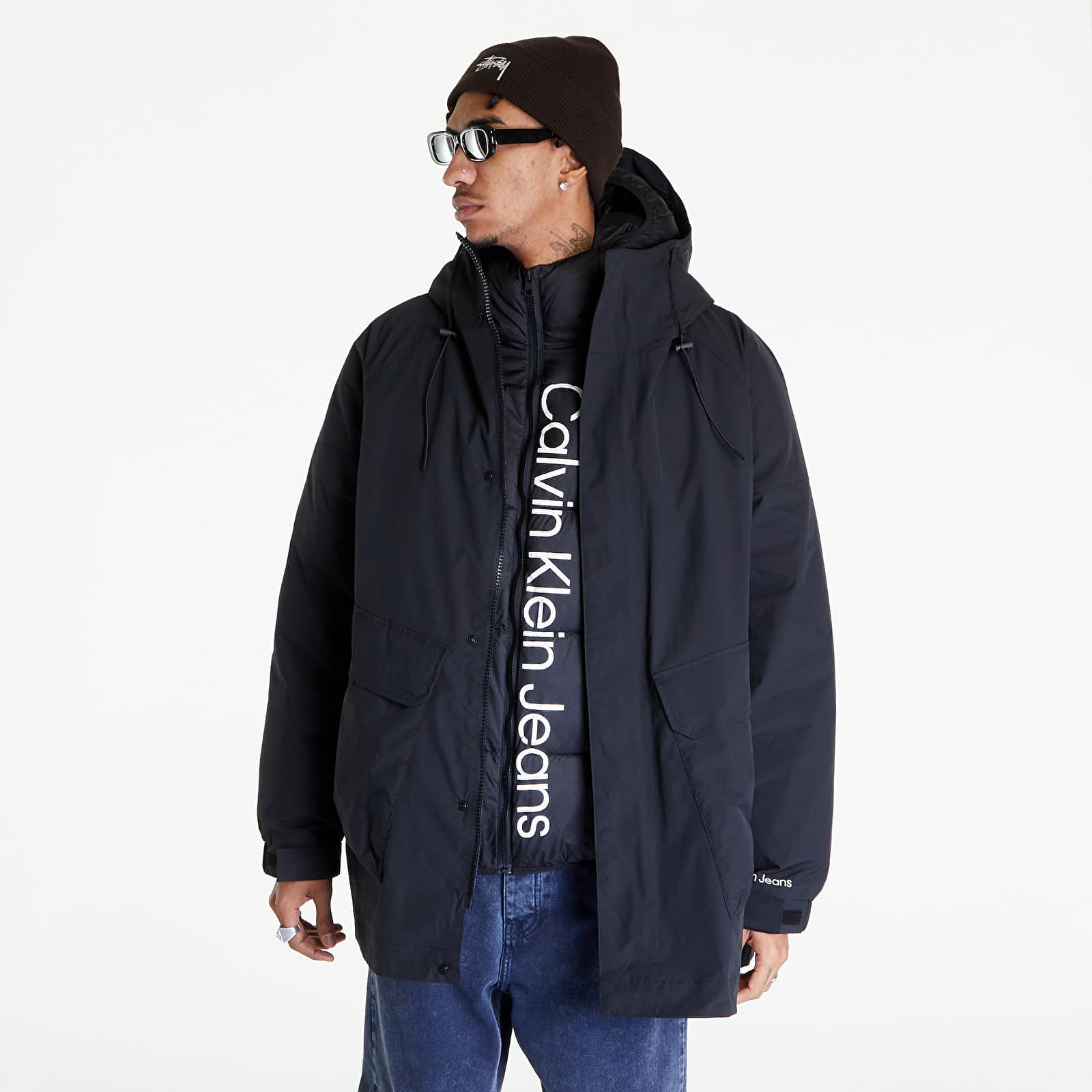 Jackets CALVIN KLEIN JEANS 3 In 1 Parka Black Queens
