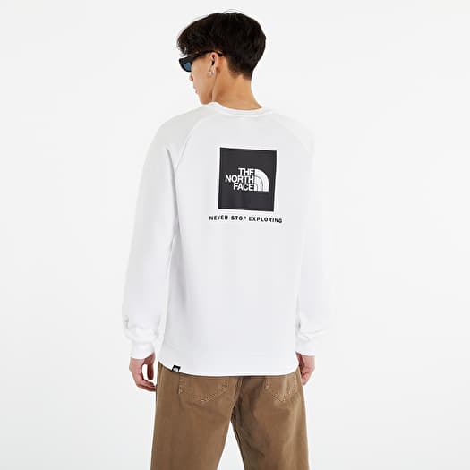 The north face raglan red box hoody sales