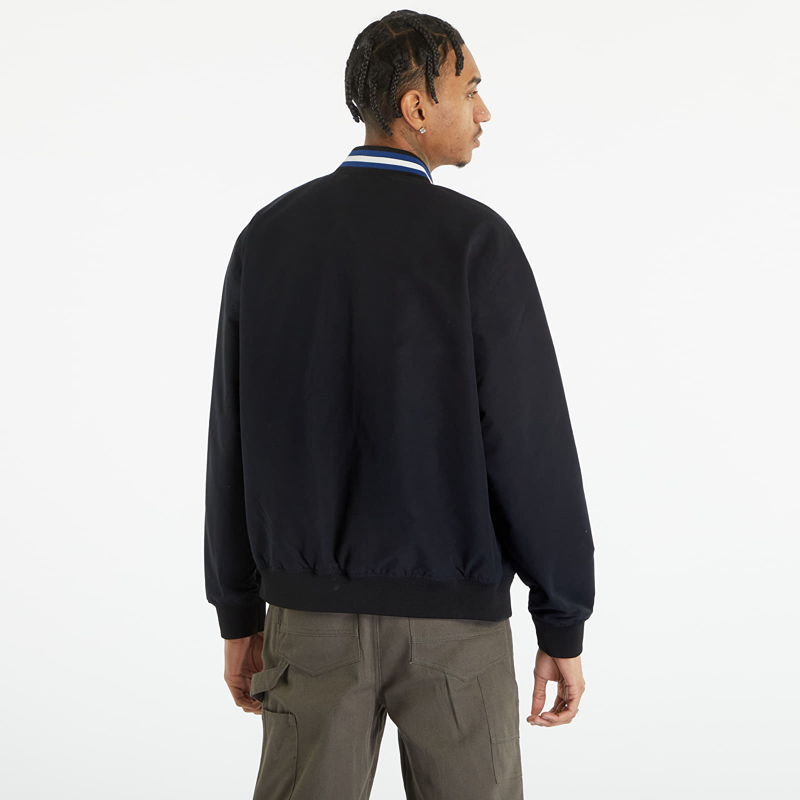 Black champion store bomber jacket