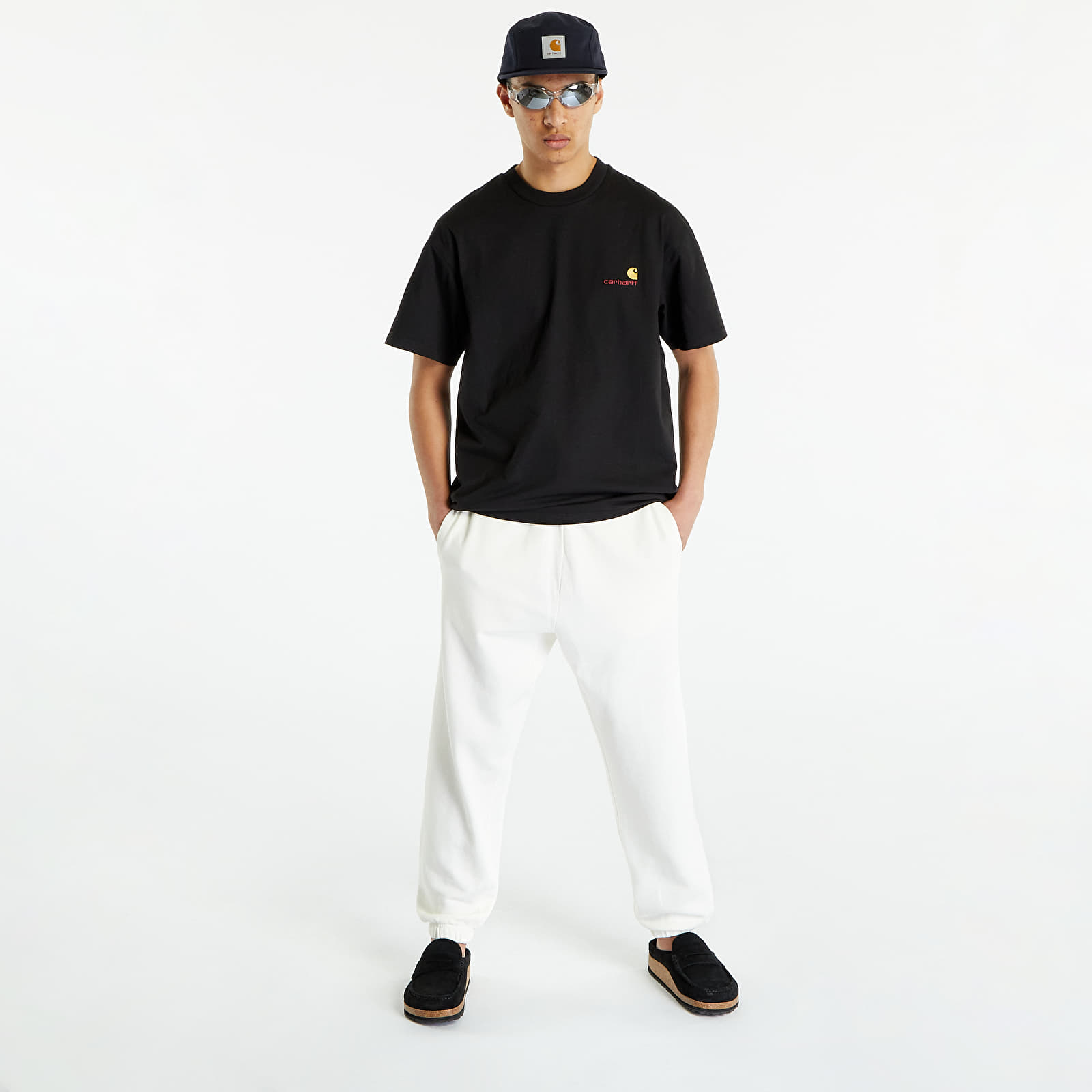 Treninguri Carhartt WIP Nelson Sweat Pant Wax Garment Dyed