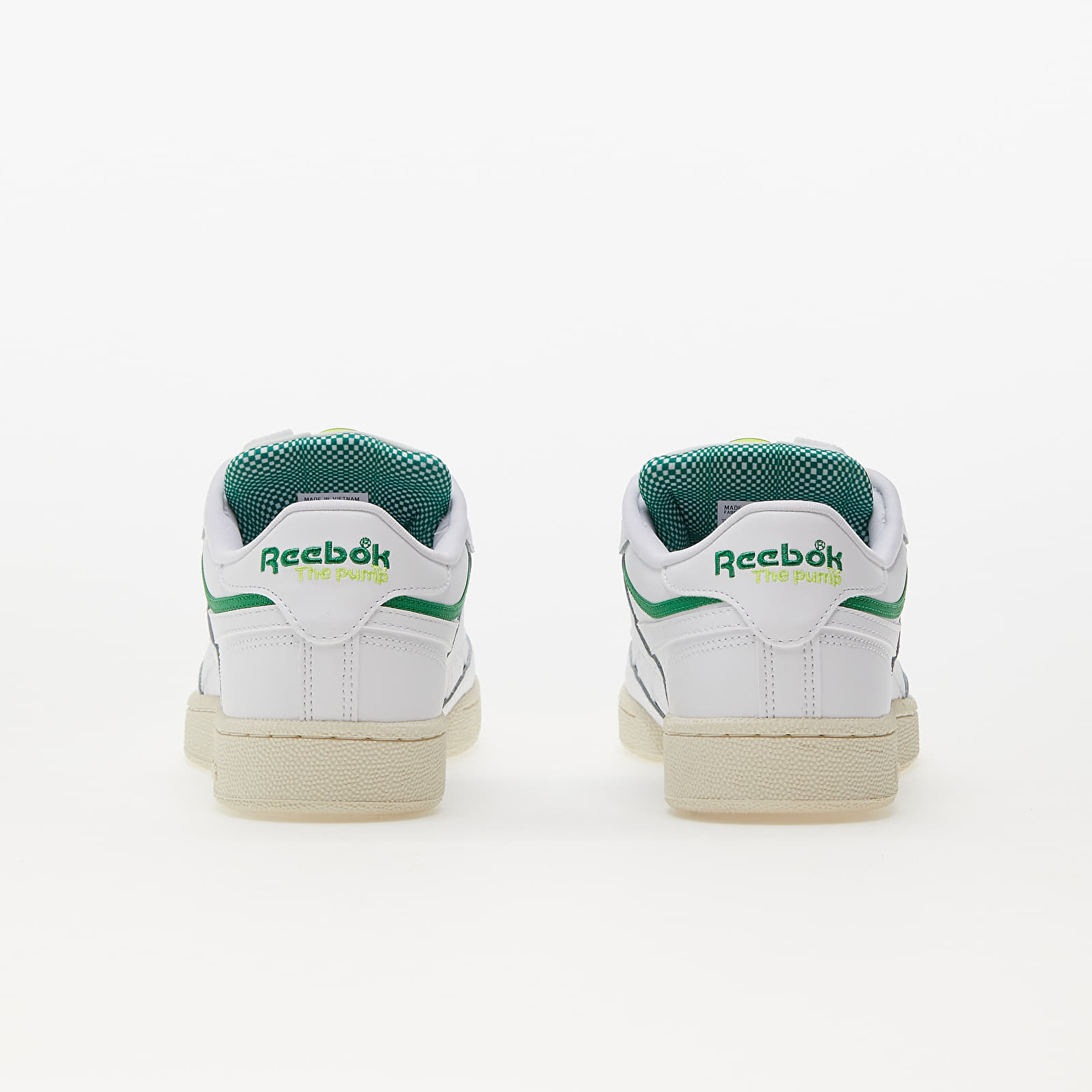 Men's sneakers and shoes Reebok Club C 85 Pump Ftw White/ Classic White/ Glen Green