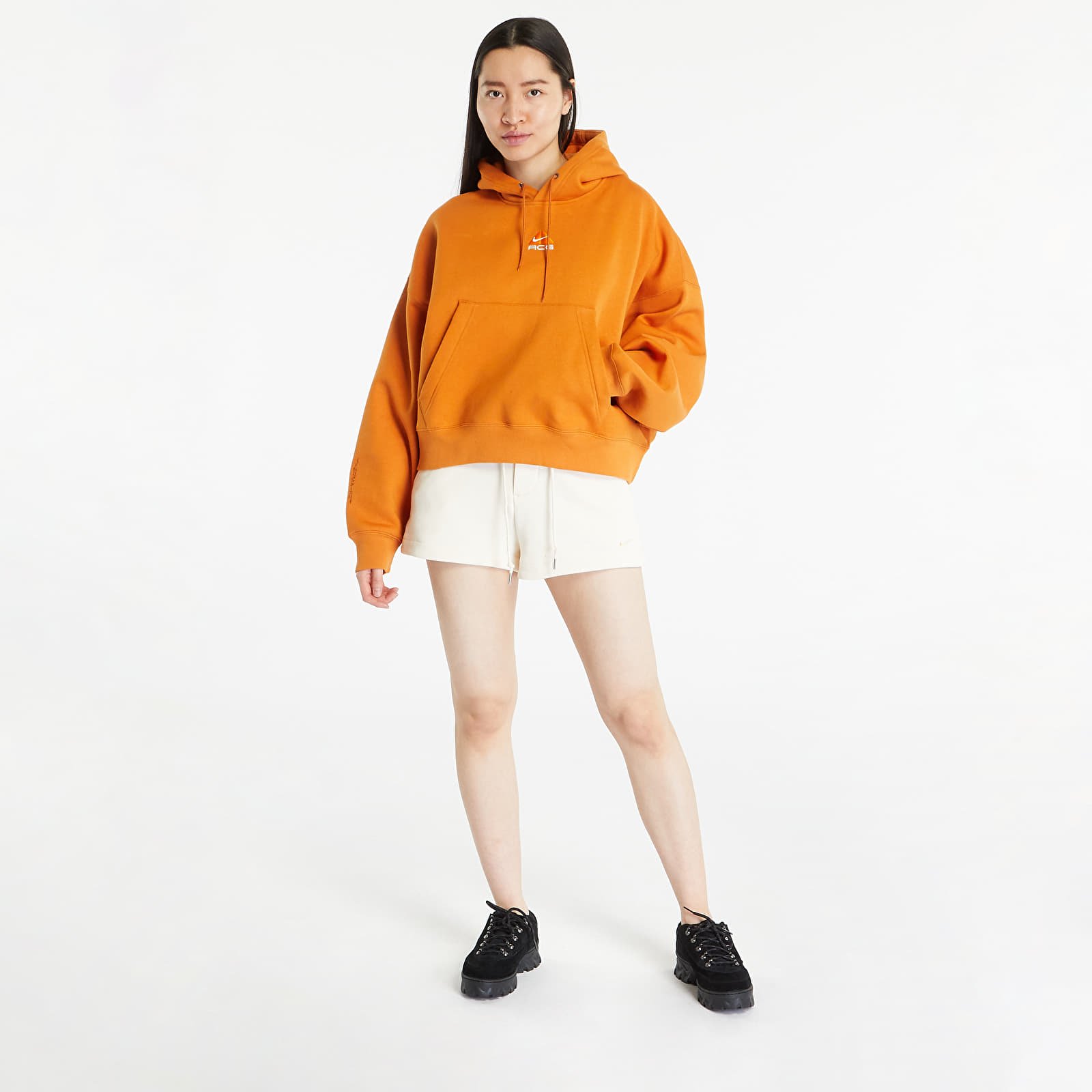 Регланы и толстовки Nike ACG Therma-FIT Women's "Tuff Knit" Fleece Hoodie Monarch/ Summit White