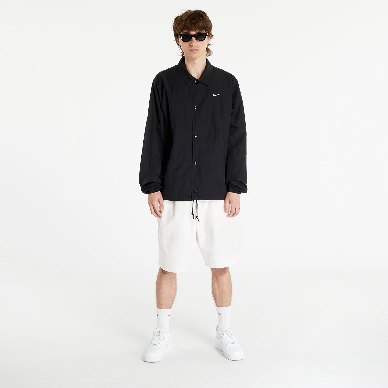 Giacche a vento Nike Sportswear Men's Coaches Jacket Black/ White