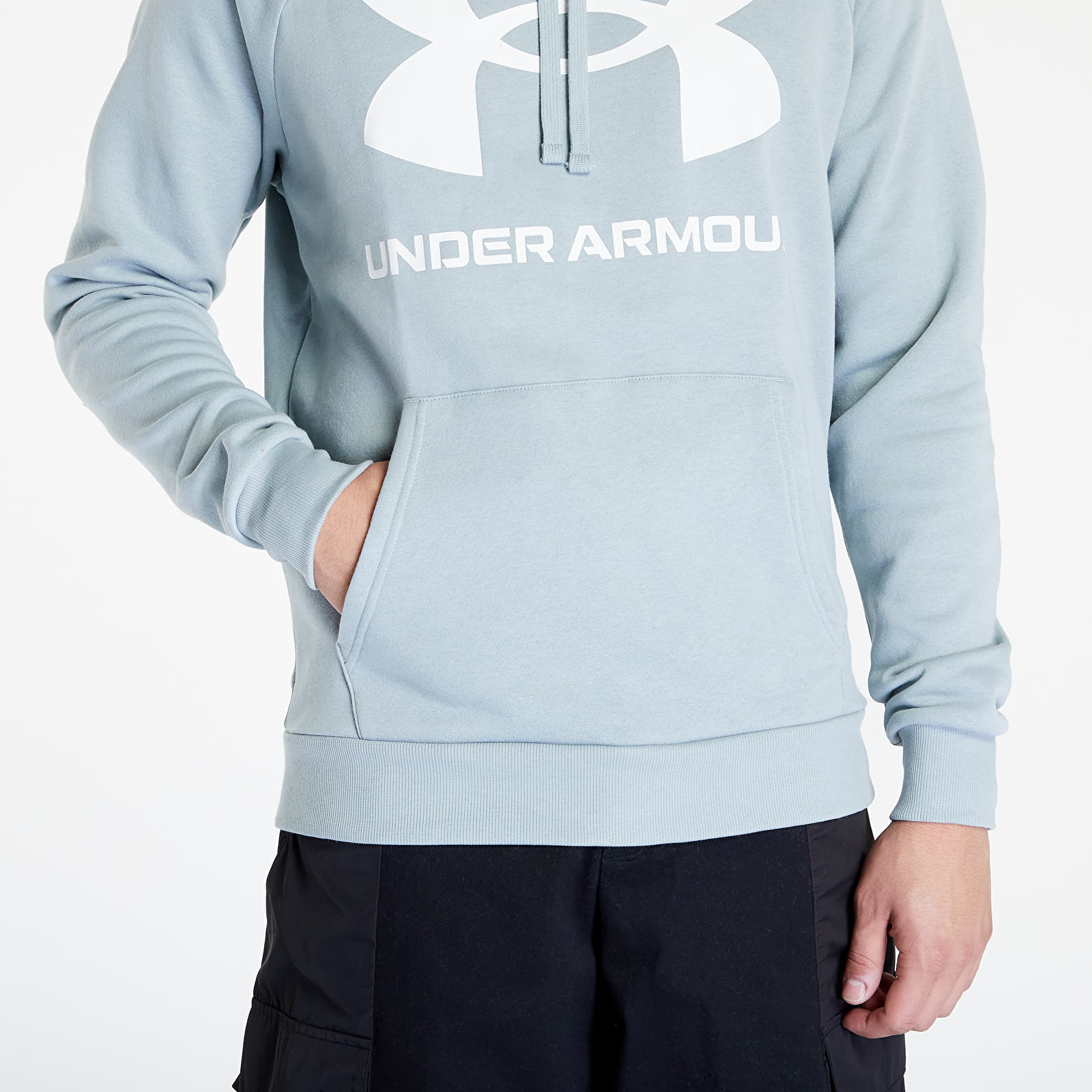 Sweatshirts Under Armour Rival Fleece Big Logo Hoodie Grey