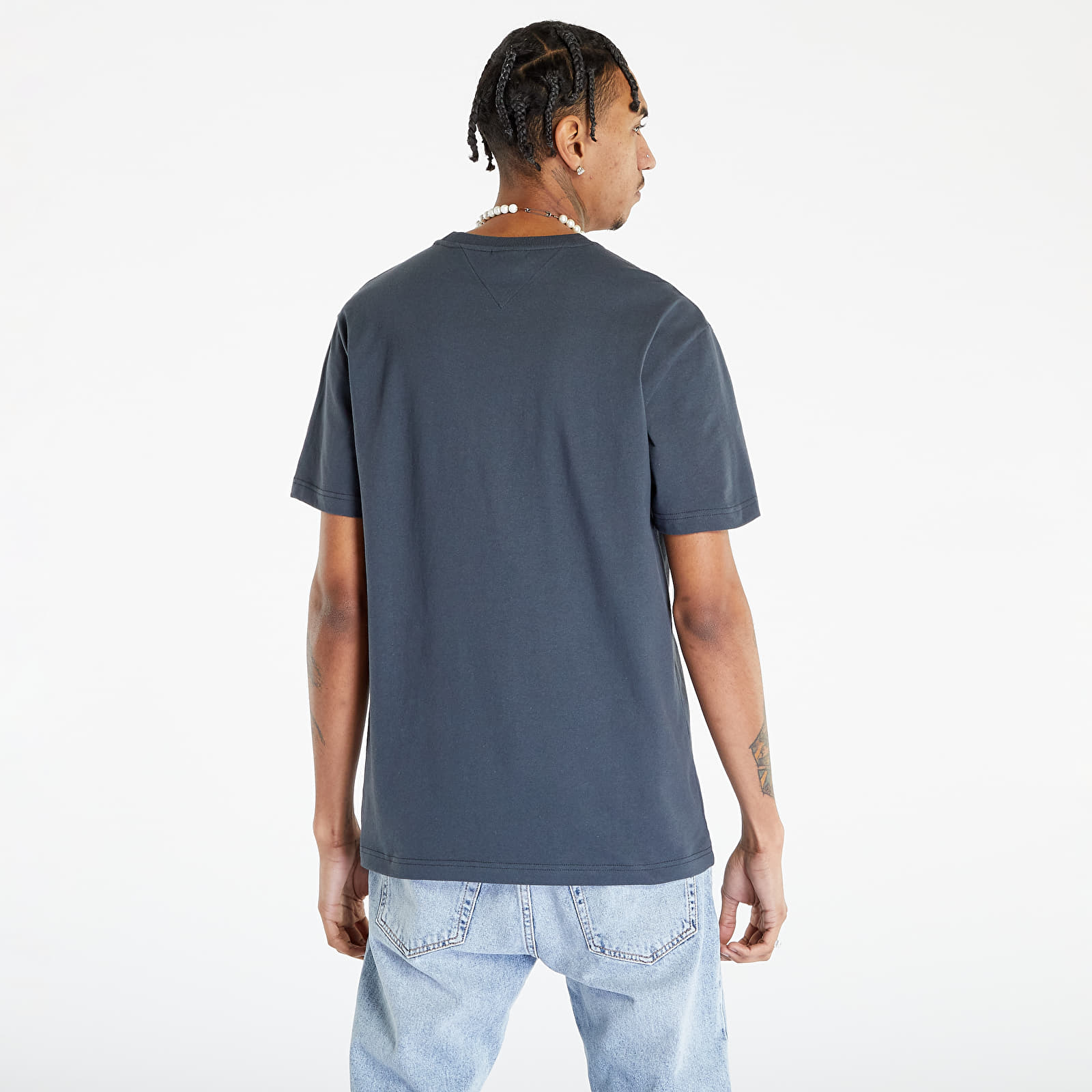 Tricouri  TOMMY JEANS Classic Signature T-Shirt Grey