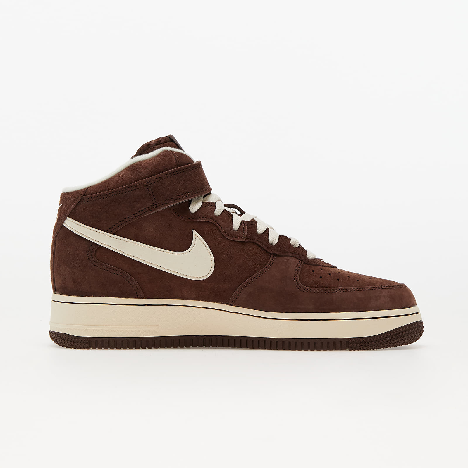 Men's sneakers and shoes Nike Air Force 1 Mid '07 QS Chocolate/ Cream