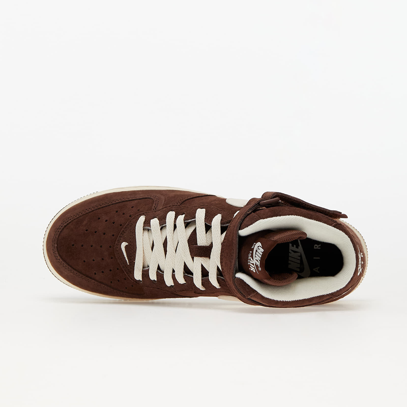 Men's sneakers and shoes Nike Air Force 1 Mid '07 QS Chocolate/ Cream