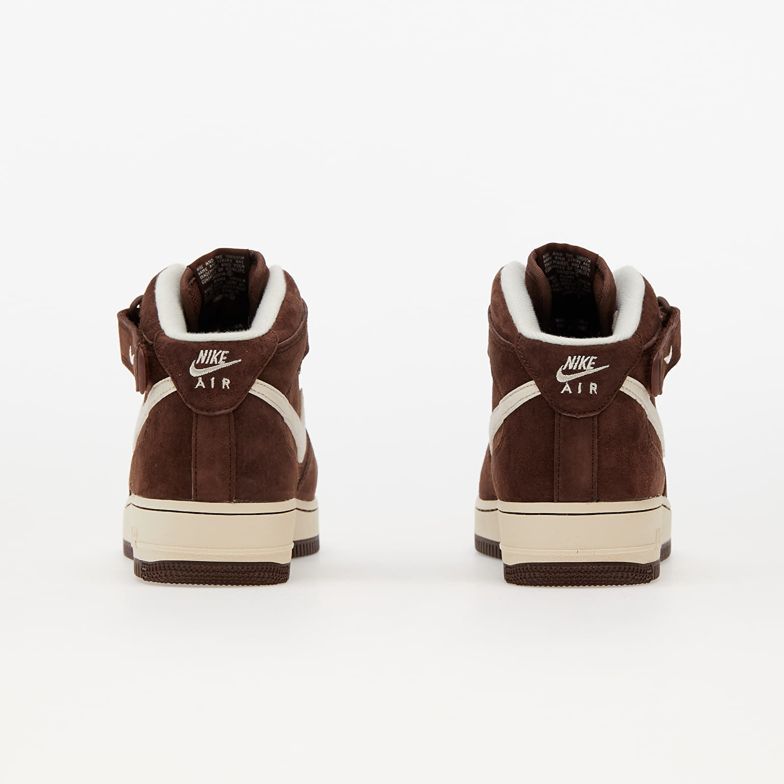 Men's sneakers and shoes Nike Air Force 1 Mid '07 QS Chocolate/ Cream
