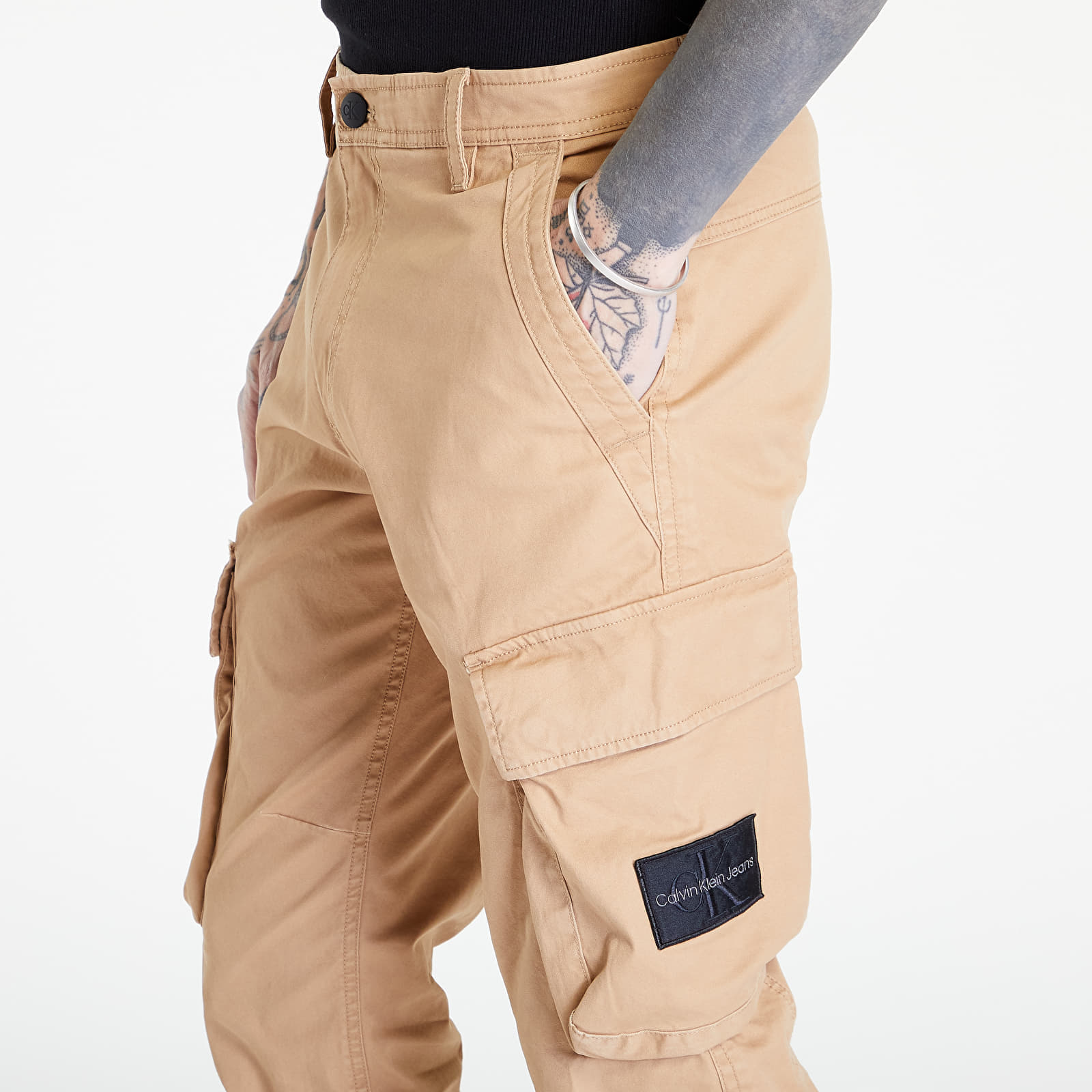 Calvin Klein Cargo Trousers Green | Mainline Menswear United States
