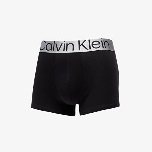 Boxerky Calvin Klein Reconsidered Steel Cotton Trunk 3-Pack Black
