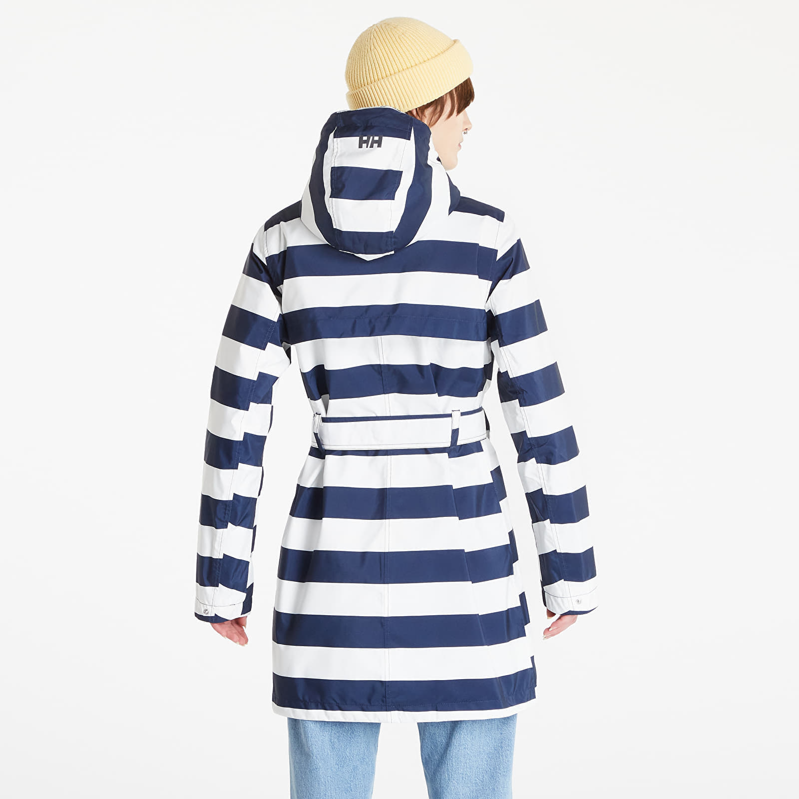 Geci Helly Hansen W Lyness II Coat Stripe Evening Blue