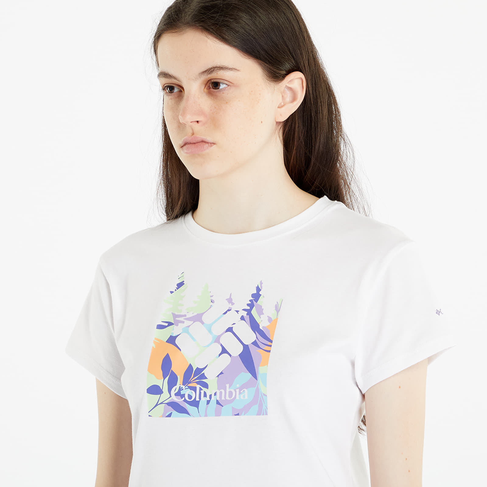 T-shirts Columbia Sun Trek™ Short Sleeve Graphic Tee White/ Arboreal