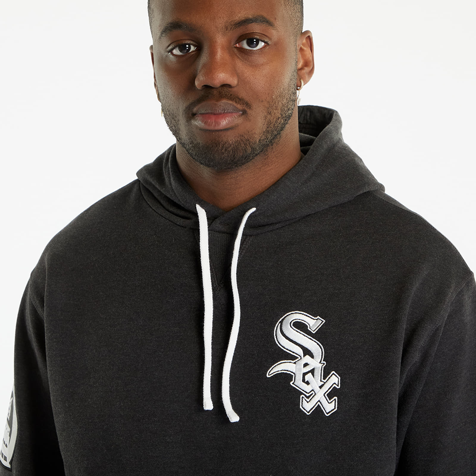Sweatshirts New Era Chicago White Sox MLB Heritage Oversized Hoodie Medium Grey