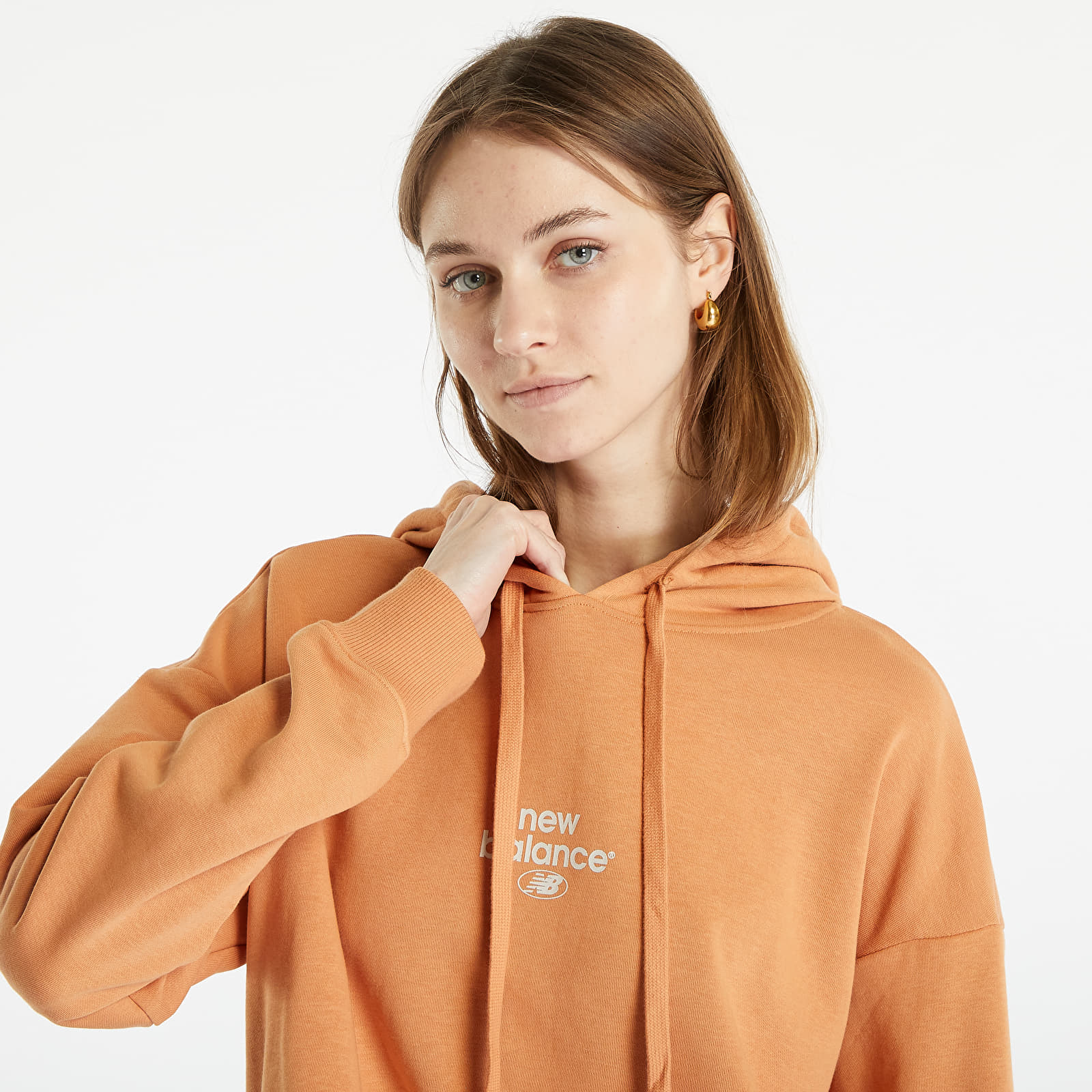 Sweatshirts New Balance Essentials Reimagined Archive Hoodie Brown Queens
