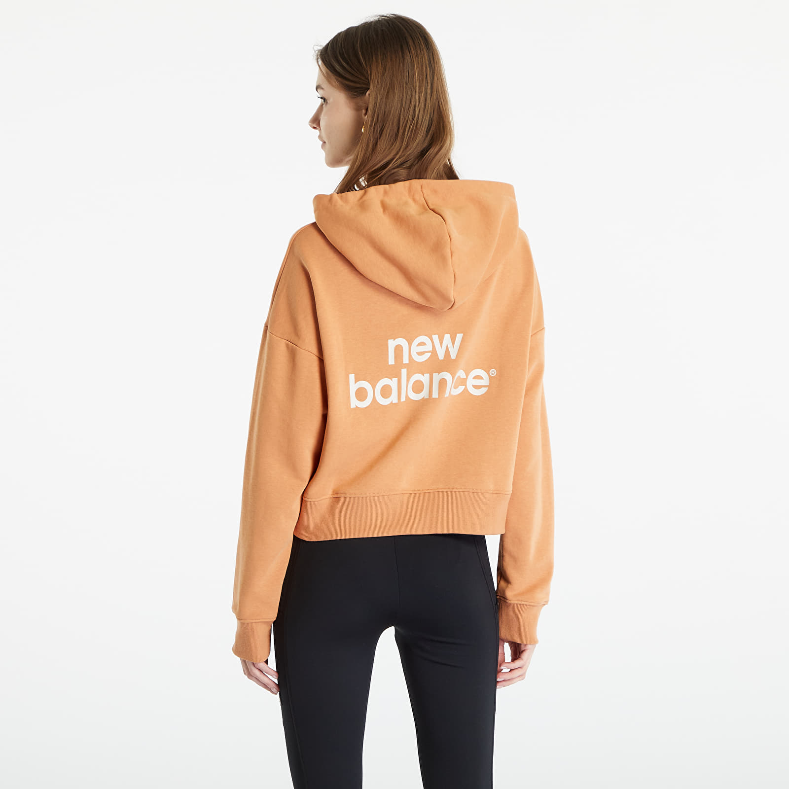 New balance new arrivals crop hoodie