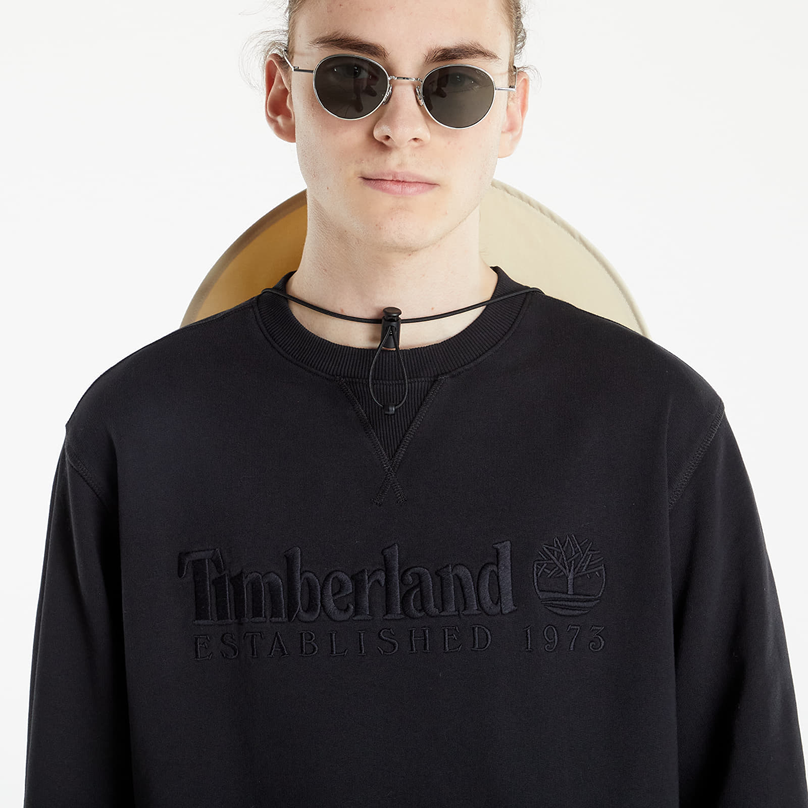 Hoodies and sweatshirts Timberland Est. 1973 Crew Sweatshirt Black