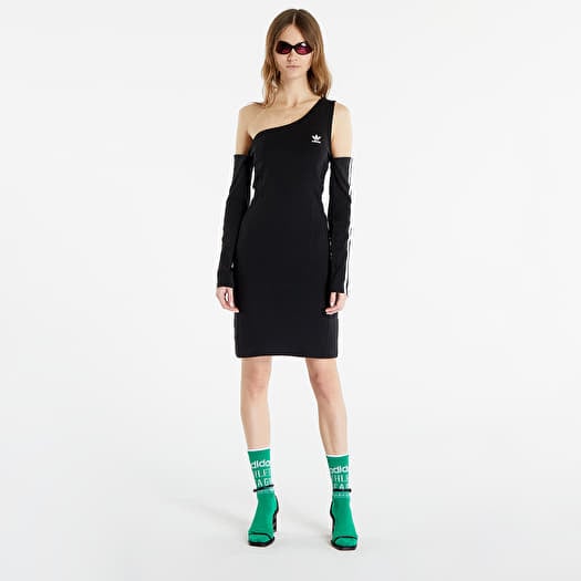 adidas Originals Cutout Long Sleeve Dress Black