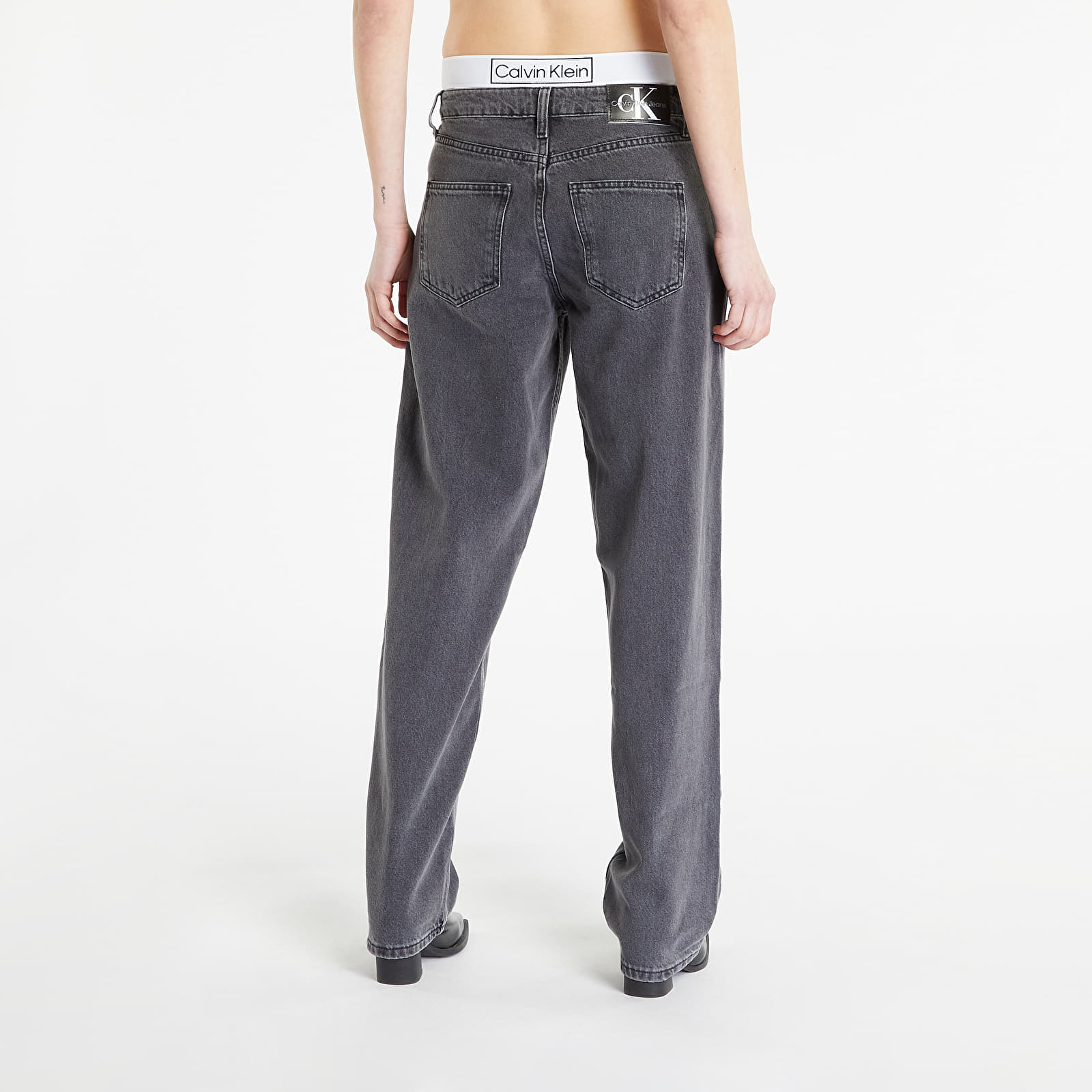 Τζιν CALVIN KLEIN JEANS 90S Straight Pants Black