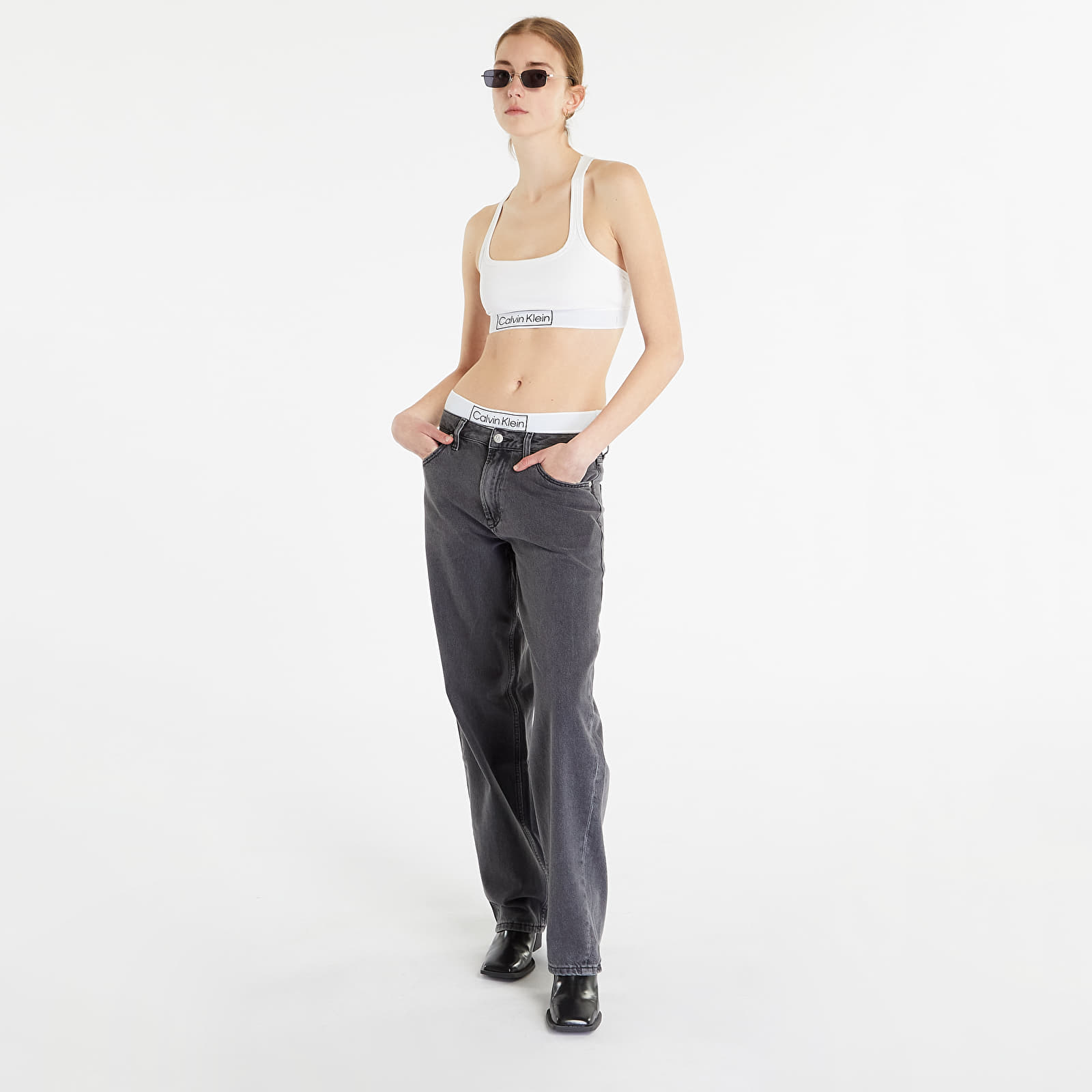 Jeans CALVIN KLEIN JEANS 90S Straight Pants Black | Queens