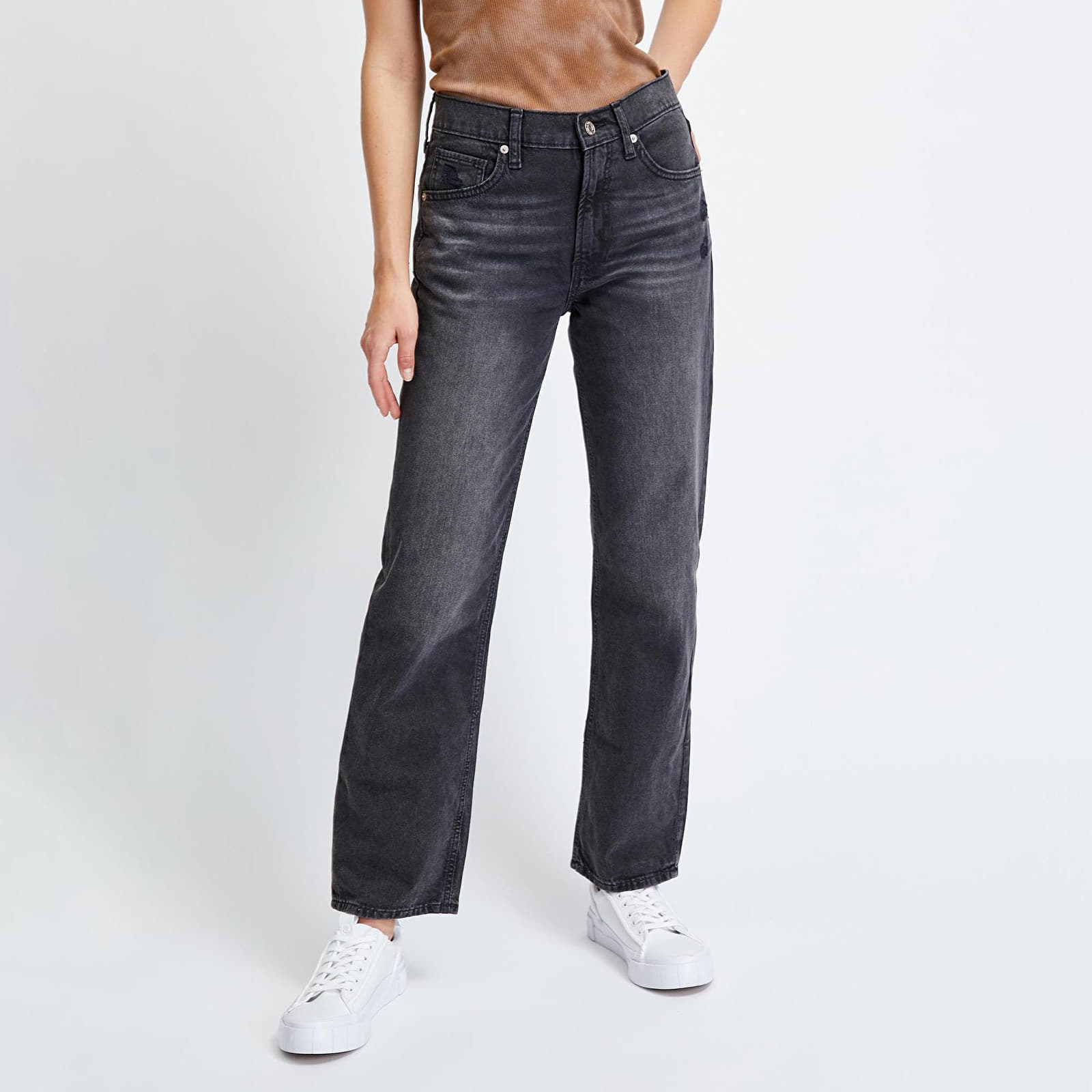 Jeansy GAP V-Mr 90S Loose Jean Dest Washed Black