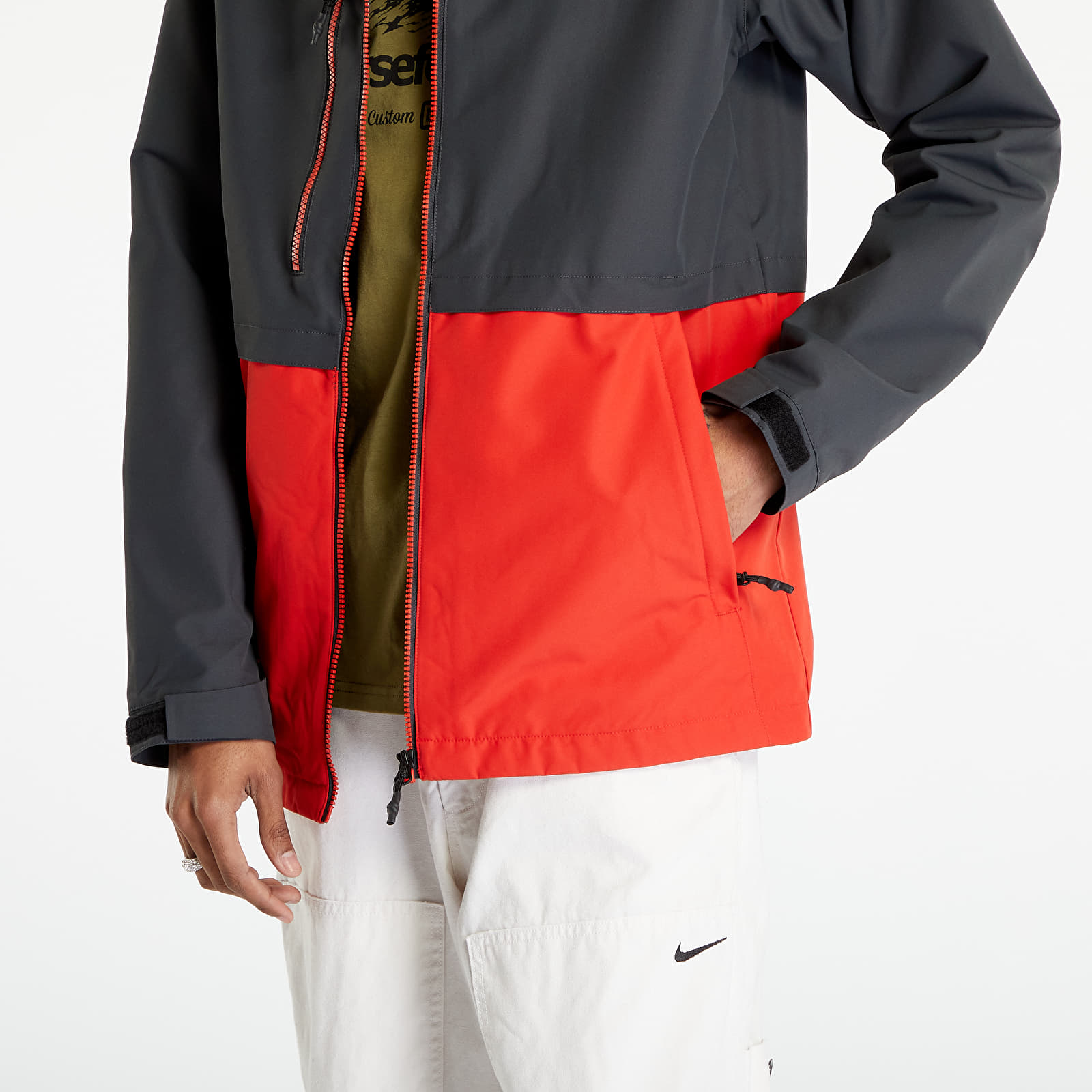 Jassen Horsefeathers Closter II Jacket Phantom/ Lava Red