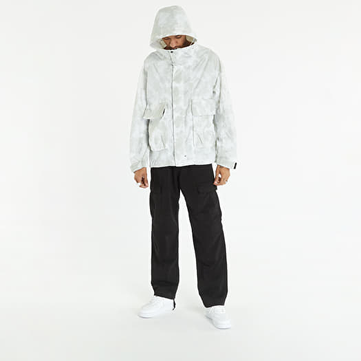 Větrovka Nike Sportswear Tech Pack Men's Woven Hooded Jacket Light Silver/ Black/ White