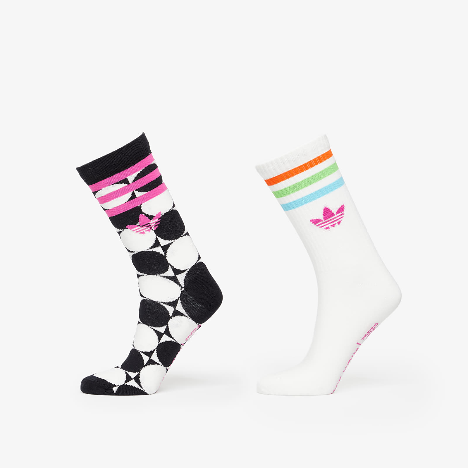 Socks adidas Originals x RICH MNISI Pride Sock 2 Pack Black Off White Queens