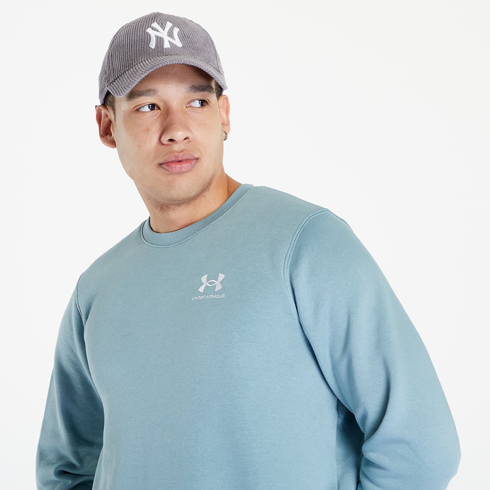 Majice i veste Under Armour Essential Fleece Crew Green