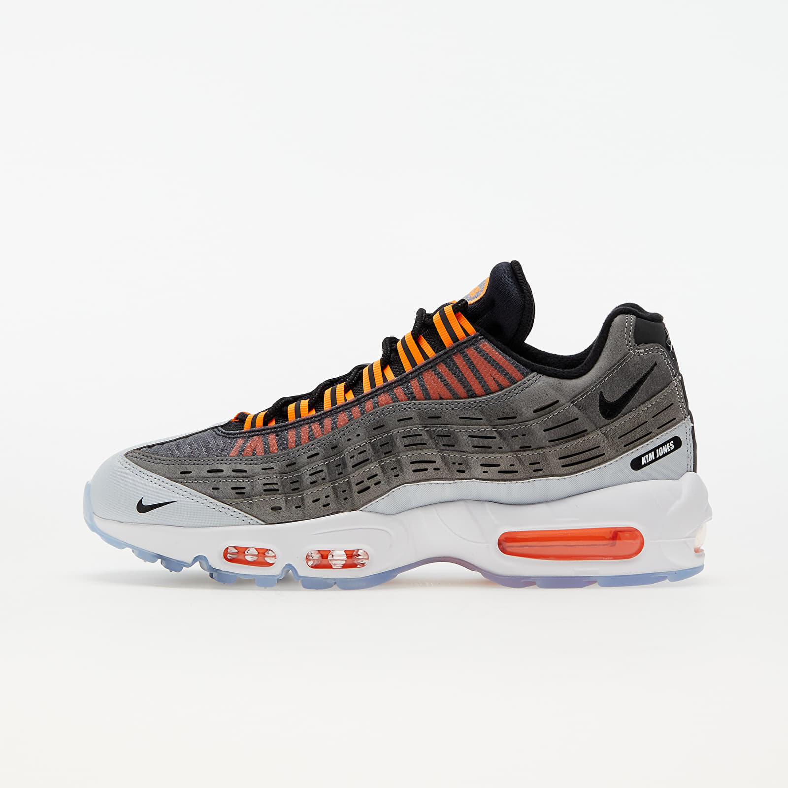 Turnschuhe und Schuhe fur Manner Nike x Kim Jones Air Max 95 Black Total Orange Dark Grey Cool Grey Queens